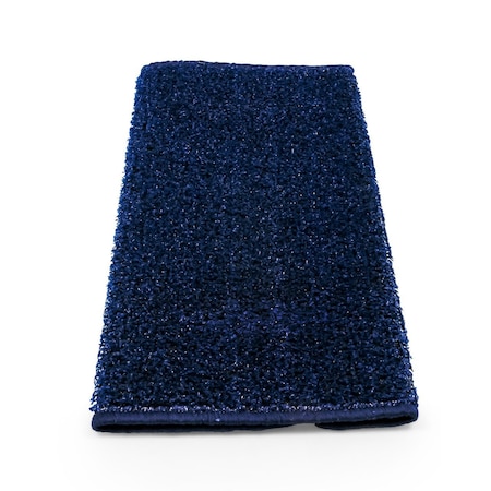 Camco STEP RUG, PREMIUM, TURF W/UV&TPE, HEMMED, 17.5IN X 18IN, BLUE 42916